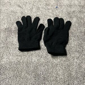 Black Knit Winter Gloves for Men - Warm Everyday Accessory